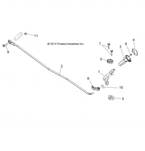 DRIVE TRAIN, GEAR SELECTOR - A15DAA57AJ/AH/EAK (49ATVGEARSELECT15325)