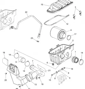 ENGINE, Впуск SYSTEM - A15DAA57AJ/AH/EAK (49ATVAIRINTAKE15ACE570)