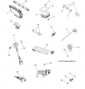 ELECTRICAL, SWITCHES, SENSORS, ECU and CONTROL MODULES - A15SYE85AS/AV (49ATVSWITCHES15850TRG)