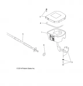 STEERING, CONTROLS, THROTTLE ASM. and CABLE - A15SXE85HI (49ATVCONTROLS15850SP)