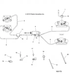 BRAKES, BRAKE LINES AND MASTER CYLINDER - A16DAA32A1/A7 (100170)