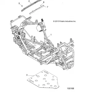 CHASSIS, MAIN Рама AND SKID PLATE - A16DAA32A1/A7 (100168)