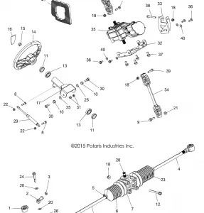 STEERING, STEERING ASM. - A16DAE57A9/AM (100165)