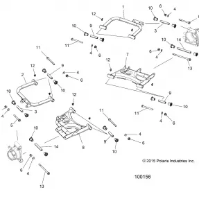 SUSPENSION, REAR CONTROL ARMS - A16DAA57A5/A7/L2/E57A9/E57AM (100156)