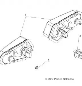 ELECTRICAL, TAILLAMPS - A16SAA57N1