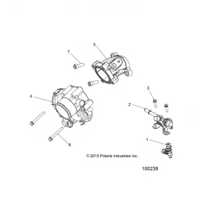 ENGINE, THROTTLE BODY and Топливная система RAIL - A16SAA57N1