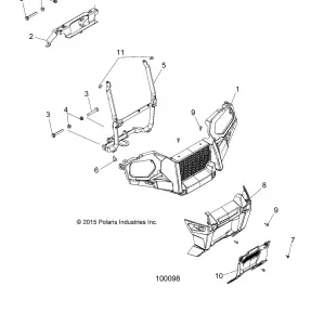 BODY, FRONT BUMPER and MOUNTING - A16SUH57N6 (100098)