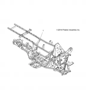 CHASSIS, Рама - A16SUH57N6 (49ATVРама15UTE)