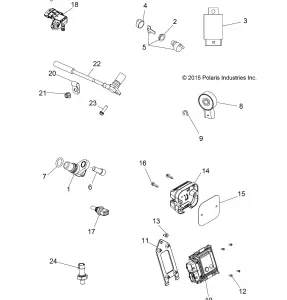 ELECTRICAL, SWITCHES, SENSORS and ECM MODULES - A16SUH57N6 (100190)