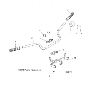 STEERING, HANDLEBAR and CONTROLS - A16SXE85AS/AM/AB/A85A1/A2/A9 (100071)
