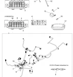 ELECTRICAL, HARNESS - A16SDA57A1/L2/E57A2