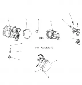 ENGINE, THROTTLE BODY and Топливная система RAIL - A16SDA57A1/L2/E57A2