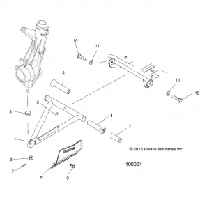SUSPENSION, A-ARM and STRUT MOUNTING - A16SDA57A1/L2/E57A2 100091]