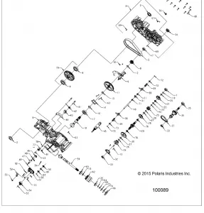 DRIVE TRAIN, MAIN GEARCASE - A16SDE57N2