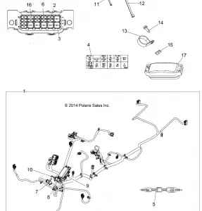 ELECTRICAL, HARNESS - A16SDA57N2/E57N2 (49ATVHARNESS15TRGMD)