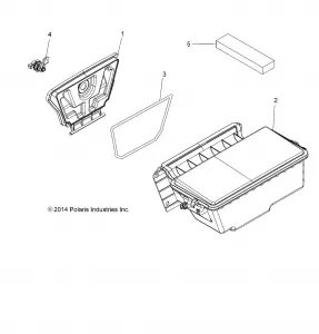 BODY, STORAGE, REAR - A16SXS95CK/CG/T95C2