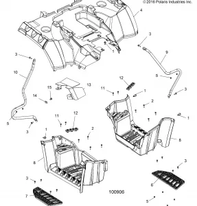 BODY, REAR CAB and FOOTWELL - A17SYE85AS (100906)