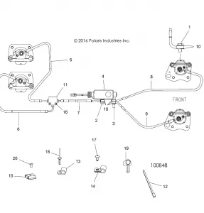 BRAKES, BRAKE LINES AND MASTER CYLINDER - A17DAA50A7 (100848)