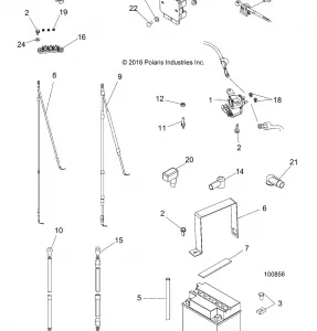 ELECTRICAL, BATTERY - A17DAA50A7 (100856)