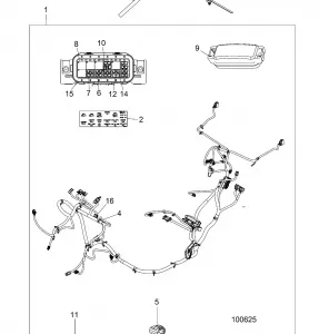ELECTRICAL, WIRE HARNESS - A17DAA50A7 (100625)