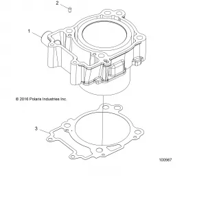 ENGINE, CYLINDER - A17DAA50A7