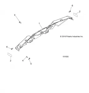 BODY, BUMPER, REAR - A17DAH57A5 (101055)