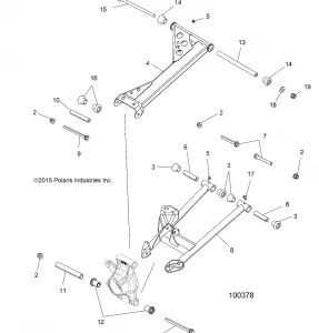 SUSPENSION, REAR - A17SVE95FM