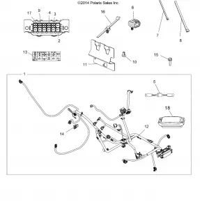 ELECTRICAL, HARNESS - A17SVA95N2/SVE95NM (49ATVHARNESS15SCRM1)