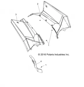 BODY, REAR CAB - A17SVA85A2 (101050)