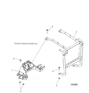 BODY, FRONT BUMPER SUPPORT - A17SXM95AM