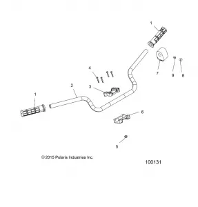 STEERING, HANDLEBAR and CONTROLS - A17SXM95AM