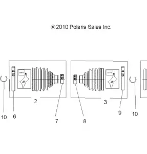 DRIVE TRAIN, FRONT Приводной вал - A17SEA50A1/A5/SEE50A1/SEG50A4