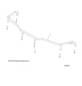 BODY, FRONT RACK EXTENDER - A17S6E57A1