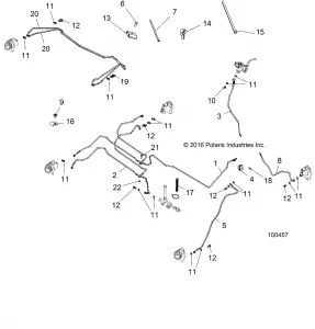 BRAKES, BRAKE LINES - A17S6E57A1