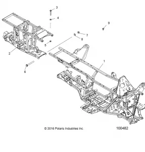 CHASSIS, Рама - A17S6S57C1/CM