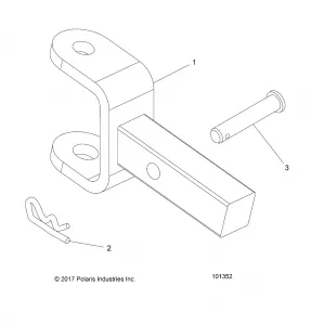 CHASSIS, HITCH (FROM 4/3/2017) - A17SEF57A4