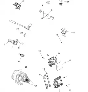 ELECTRICAL, SWITCHES, SENSORS and ECM - A17SEA57A1/5/7/9/L7/L8/E57A1/7/9/F57A4