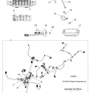 ELECTRICAL, HARNESS - A17SWE57A1 (100586)