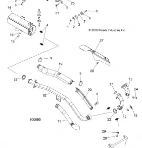 ENGINE, Выхлопная система - A17SWE57A1