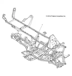 CHASSIS, Рама - A17SHD57A9/AG/E57AS/E57AL (49ATVРама15570SP)