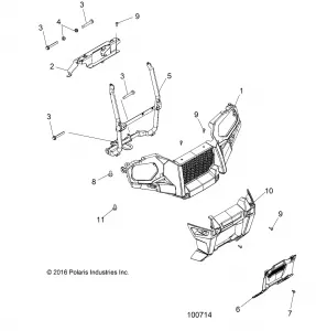 BODY, FRONT BUMPER and MOUNTING - A17SES57C1/C2/C7/CL/E1/E2/E7/EL/SET57C1/C2/E1/E2 (100714)