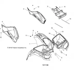 BODY, FRONT CAB and SIDE PANELS - A17SES57C1/C2/C7/CL/E1/E2/E7/EL/SET57C1/C2/E1/E2