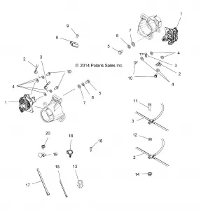 BRAKES, REAR BRAKE LINES - A17SWS57C1/C2/E1/E2