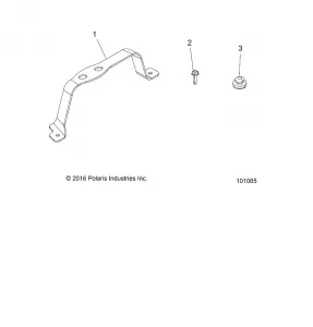 ENGINE, Впуск SYSTEM SUPPORT BRACKET - A17SJE57AU