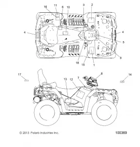 BODY, Наклейки - A17SYS95CK (100369)