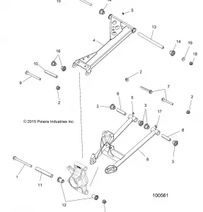 SUSPENSION, REAR - A17SYS95CK