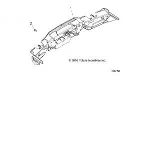 BODY, REAR BUMPER - A17SXE95FL (100758)