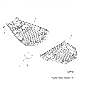 BODY, SKID PLATES - A17SXE95FL (100931)