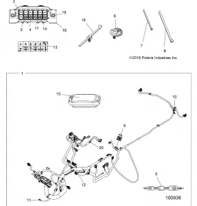 ELECTRICAL, HARNESS - A17SXE95NL (100938)