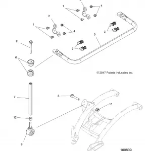 SUSPENSION, STABILIZER BAR - A17SXE95NL (100809)